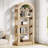 5-Tier 70.9" Tall Arched Bookcase, Modern Open Bookshelf For Home Office, Bedroom, Living Room-2018291588