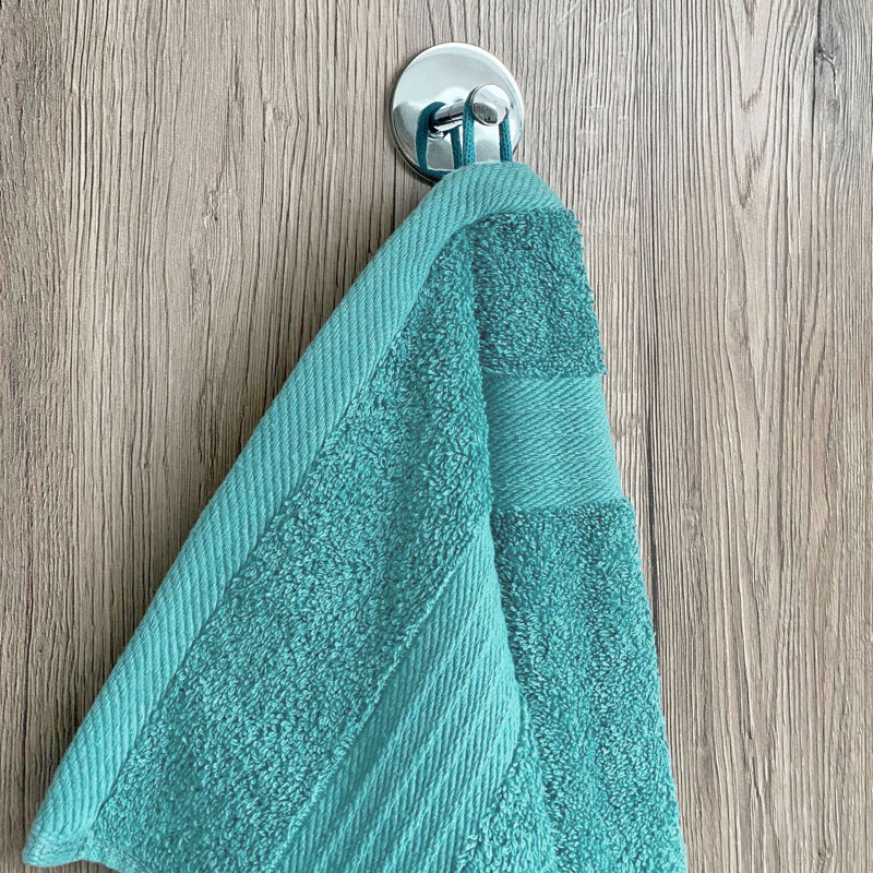 Midweight Hand Towel, Turquoise