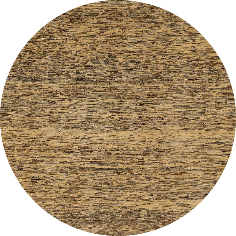Tapis abstrait moderne 1714, Rond 7 pi