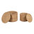 Two-Piece Rattan Side Table Set