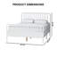 Lit plateforme Bremen Bobbin-Frame avec 6 tiroirs, Queen, blanc-1356917782-1356917785