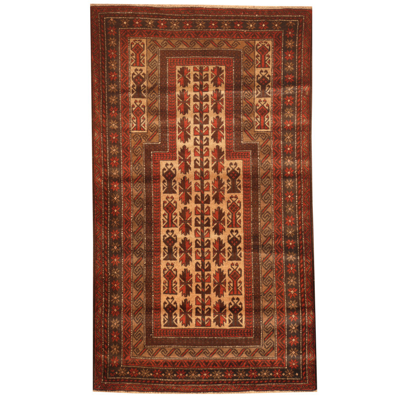 Perrone Wool Oriental Indoor Rug