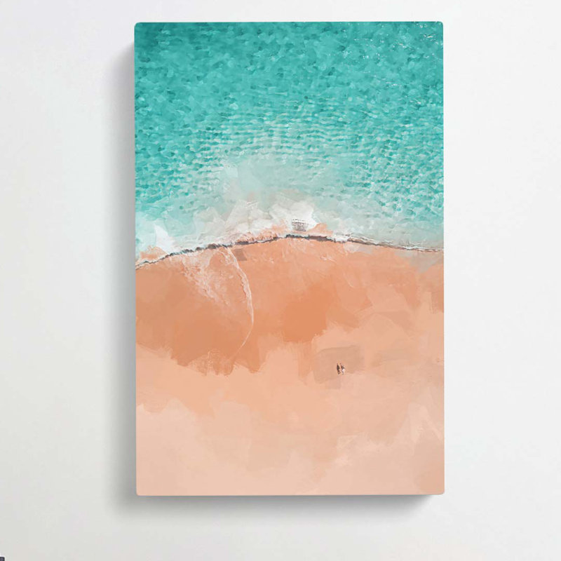 Cabo San Lucas Beach Mexico in Abstract - Wrapped Canvas, 91cm H x 60cm W x 3cm D