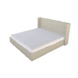 Chloe Upholstered Wingback Bed