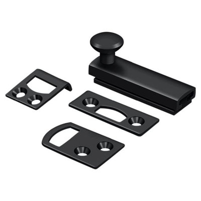 Boulon de surface 2 po Deltana 2SBCS19, vis dissimulée, HD en peinture noire