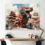 «China Art Imperial Dragon I» - reproduction d'art-123764273-123764274