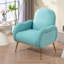 Chaise d'appoint avec pieds en métal dans les bureaux élégants, fauteuil d'appoint en tissu flocon de neige, fauteuil d'appoint individuel