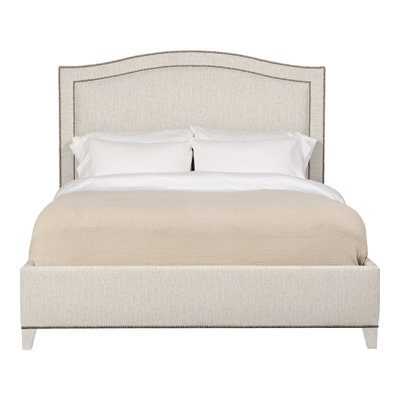 Caroline/Casey Queen Upholstered Low Profile Panel Bed