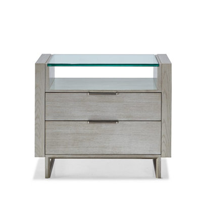 Table de chevet 2 tiroirs Mirage