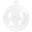 vidaXL Christmas Bauble Transparent-1492999664