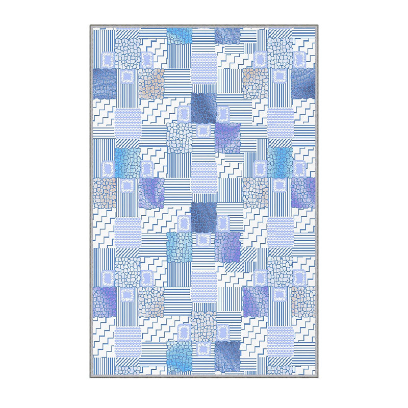 Premium Hall Carpet, 2.6 x 9.8 ft, 100% Polyester, 0.3 in Pile Height | Antibacterial, Non-Slip PVC Felt Dot Underside | Machine Washable, 3D Digital Printing | Durable & Stylish for Home Décor