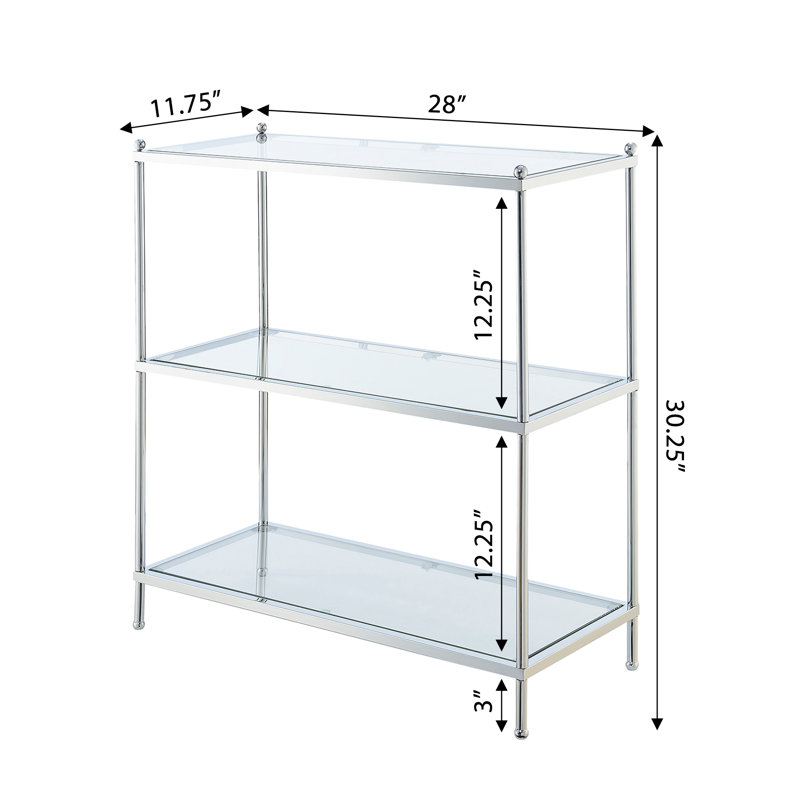 Carolina 3 Tier Etagere Bookshelf