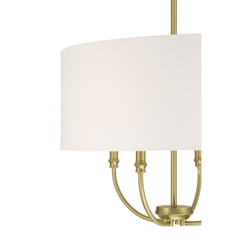 Luminaire suspendu 4 lumières Mairbourne, Antique Brass