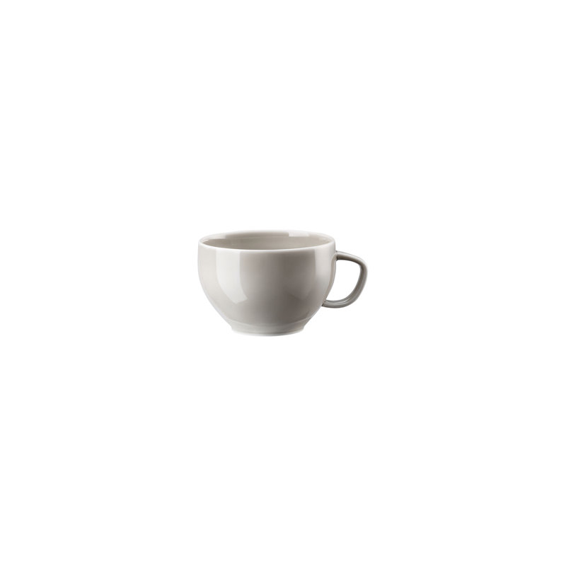 Junto Handmade Porcelain Teacup, Pearl Gray