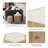 Ace Marble Top Living Room Table Set