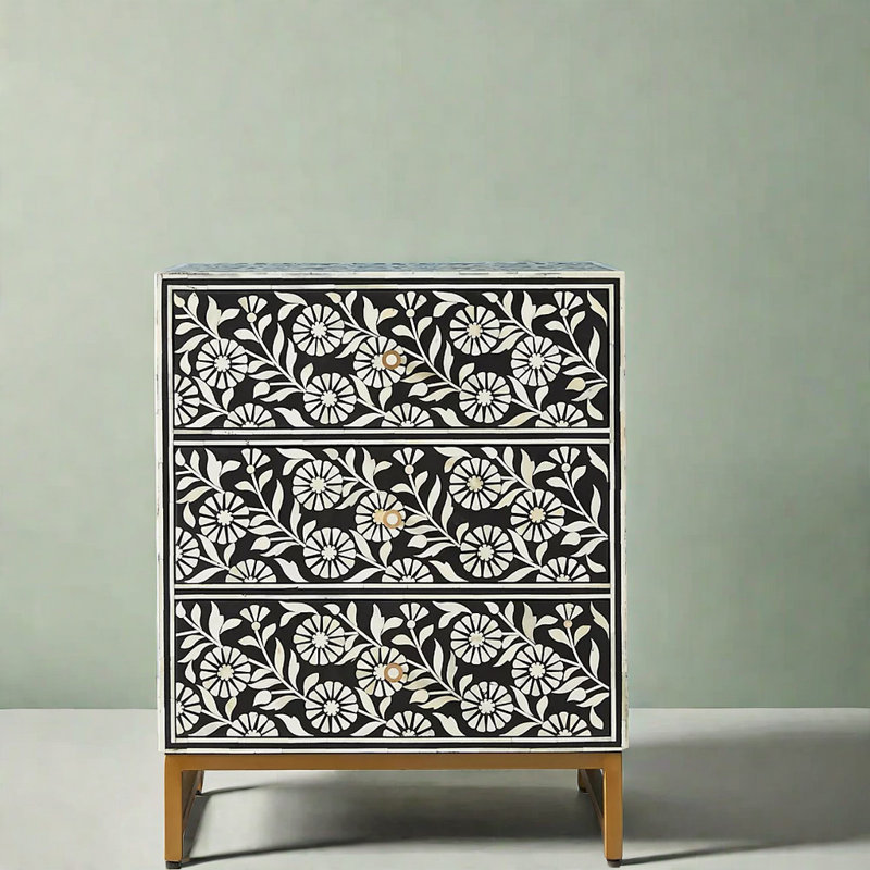 Simple Retro Accent Cabinet Accent Chest