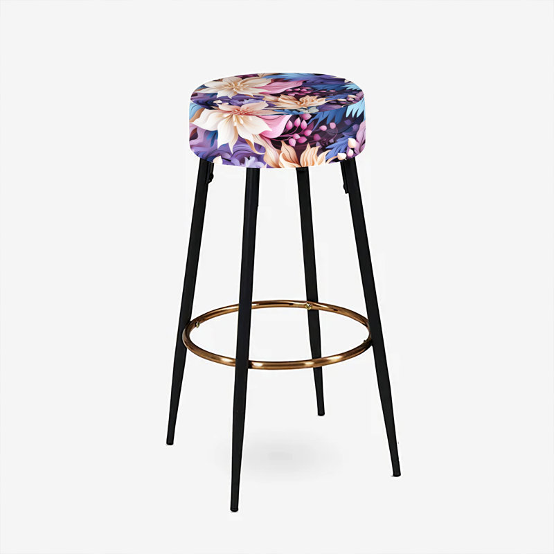 Zen Tranquillity Paisley Pattern - Paisley Bar Stools Set Of 2