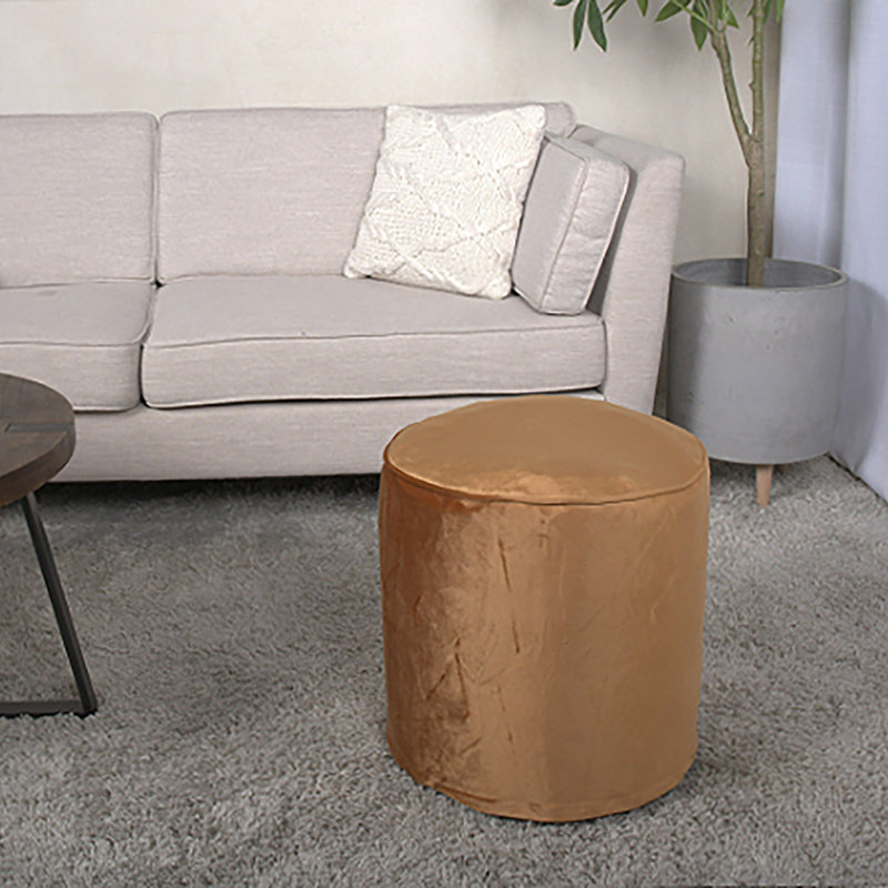 Pouf Shimon, abricot