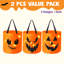 3 seaux de citrouilles d'Halloween, 10 seaux de bonbons DEL