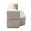 Canapé-lit 2 en 1 avec coussin, canapé-lit simple, canapé-lit pour plancher et futon, canapé-lit pliant en mousse pour le salon, les invités, le bureau, un appartement, aucun assemblage requis