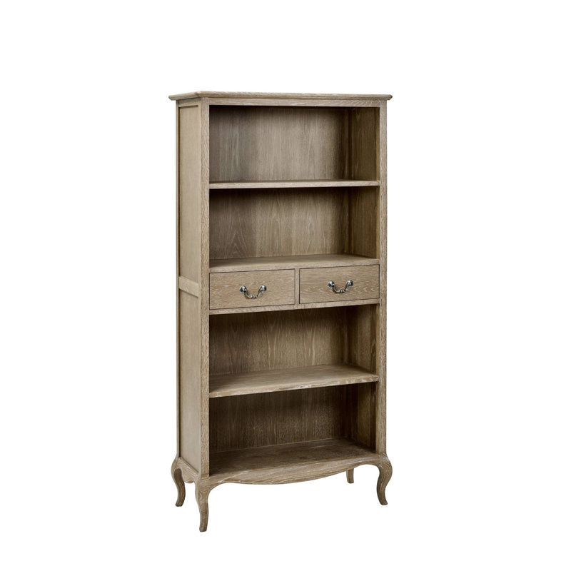Ammon 180 cm H x 90 cm W Solid Wood Bookcase