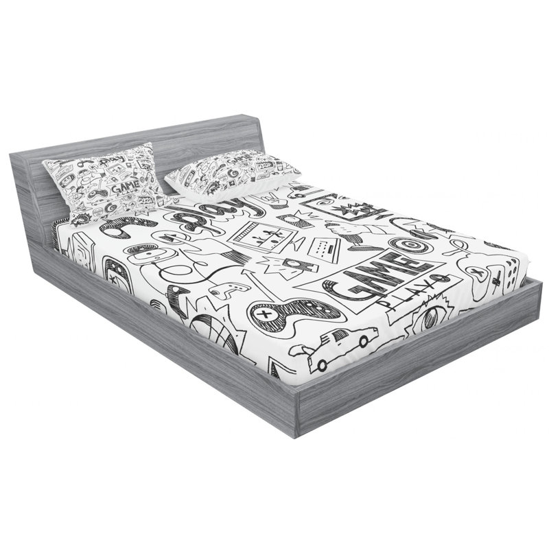 Microfiber Sheet Set, Pattern 1