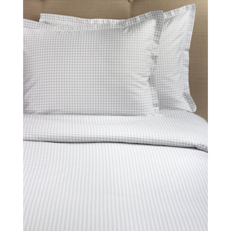 Welty Cotton Plaid Duvet Cover, Full/Queen