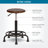 Craine Adjustable Height Industrial Stool with Footrest-11394280