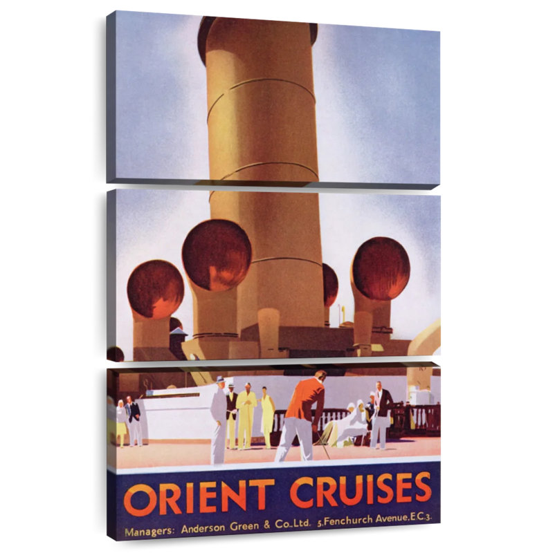 Mehar Orient Cruises, 38" H x 24" W