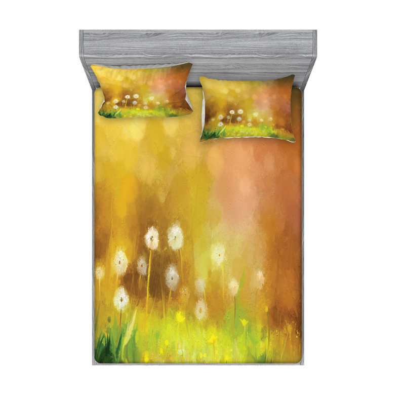 Microfiber Sheet Set, Full Sheet Set with Fitted Sheet