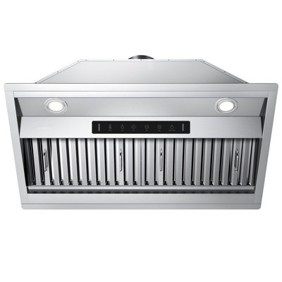 VIKIO 42'' 900 CFM 3-speed Ducted Insert Range Hood With Permanent Filter and LED Lights