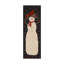 Art mural sur toile tendue - "Mary bonhomme de neige avec cardinal" par Mary Miller Veazie pour décoration de salon, de chambre à coucher ou de bureau - 10 x 32-27490245