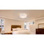 Alice 2-Light 17"W Dimmable White Fabric Flush Mount