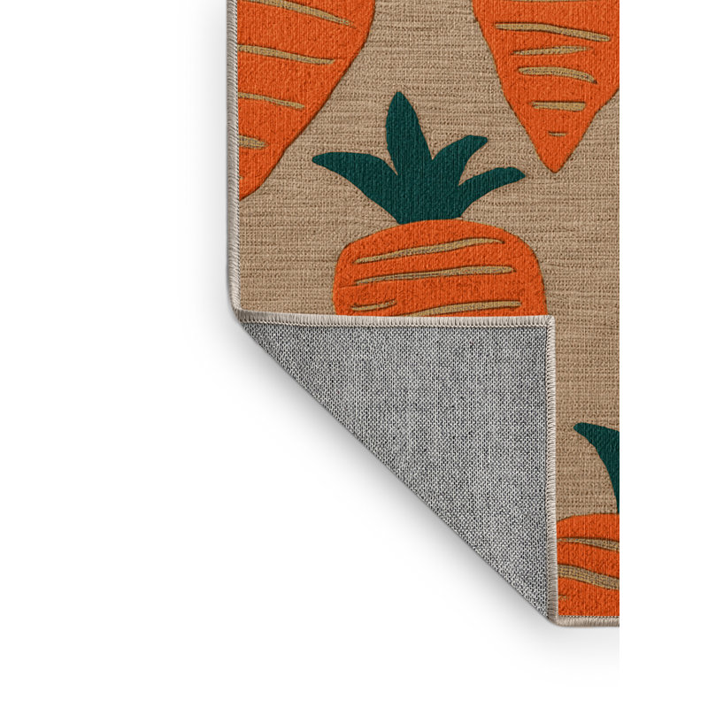 Tapis lavable carotte, Rectangulaire 8 pi x 12 pi