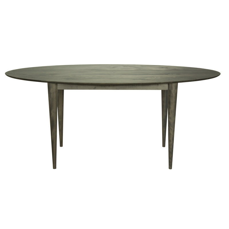 Angelet Maple Oval Solid Wood Dining Table, Nantucket, 29" H x 36" W x 70" D