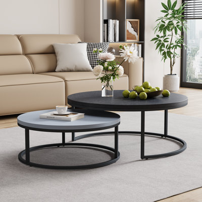 Round Nesting Coffee Table