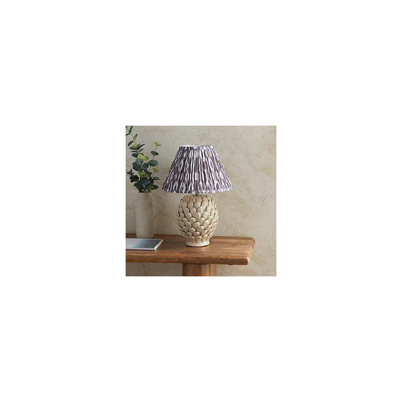 Layered Leaf Table Lamp, Pearl Grey