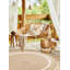 Round Burstyn Vinyl 2.8mm Vinyl, Phthalate Free With Exclusive Printed Designs. Area Rug-314581648