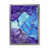 Toile argentée avec cadre d'angle fermé