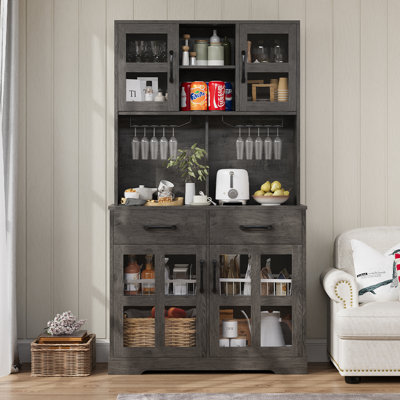 Armoire de rangement 70 po H 70,8 po avec station de charge et tiroirs