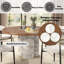 Harvey Round Dining Table Set