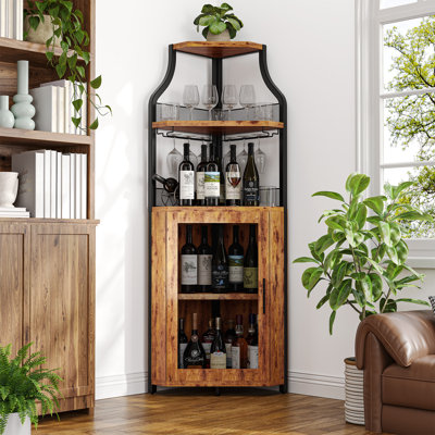 Wine Bottle & Glass Rack