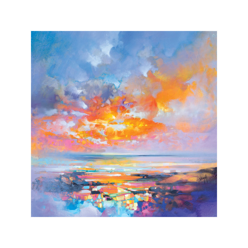 Hebridean Particles by Scott Naismith - Wrapped Canvas Painting, 45.72 cm H x 45.72 cm W x 3.175 cm D