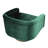 Pangea Home Andrea 33" Wide Velvet Swivel Club/Lounge Chair – Green Velvet - Modern Accent Chair with Curved Contemporary Design, Upholstered Lounge Chair for Living Room or Bedroom-1167402963
