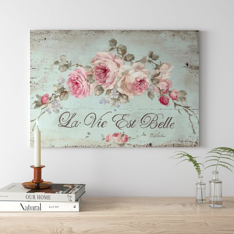 Life Is Beautiful - Wrapped Canvas Print, 66.04 cm H x 45.72 cm W x 1.91 cm D