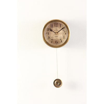 Jesiree Metal Wall Clock