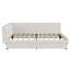 Upholstered Daybed with 2 Storage Drawers,Single Sofa Bed-172407716-172407738