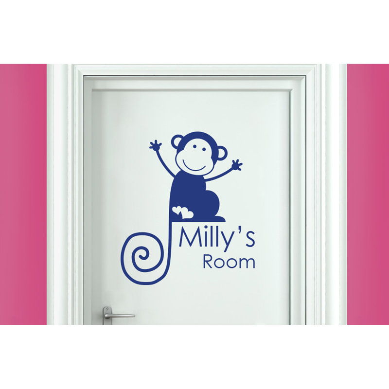 Animals Wall Decal, Dark Blue