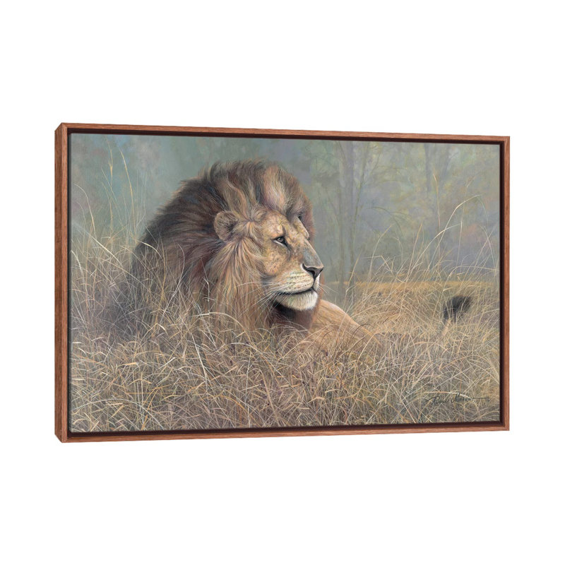 «Majestic Beauty» par Ruane Manning - reproduction d'art, H 18 po x l 26 po x P 1,5 po, Aucun mat, Toile avec cadre brun