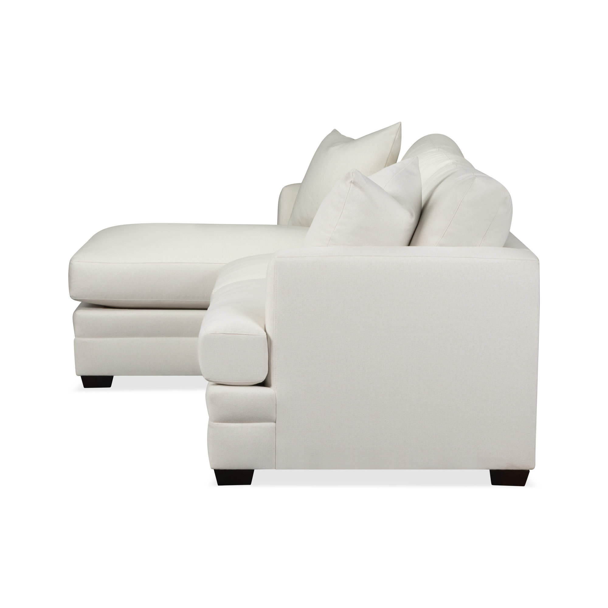 Edan 2-Piece Upholstered Chaise Sectional, Left Hand Facing, Macarena Beige